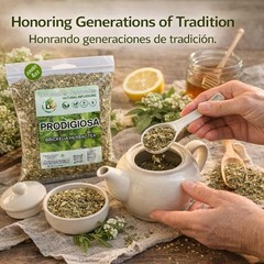Prodigiosa Herbal Tea – 4 oz (113g) – 100% Natural Mexican Herb – Wildcrafted Br