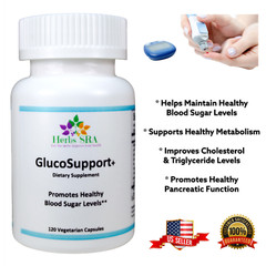 BLOOD GLUCOSE CONTROL120 Capsules Healthy Blood Sugar Levels, Biomedical Formula