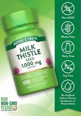 Nature’s Truth Milk Thistle Seed 1000mg 100 Capsules Non-GMO Gluten Free