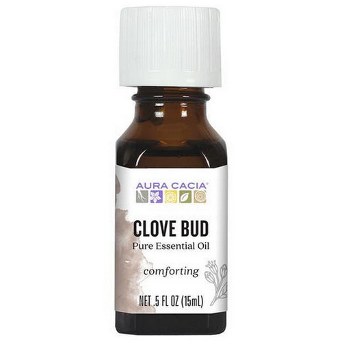 Essential Oil Clove Bud 0.5 Fl Oz By Aura Cacia