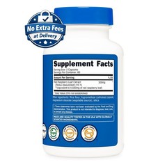Extracto de Hoja de Frambuesa Roja 4500mg 120 Cápsulas | Rubus idaeus