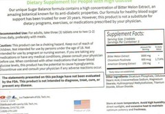 GSL (5 Boxes) Balance Supplement for People with High Glucose 75 Tablets