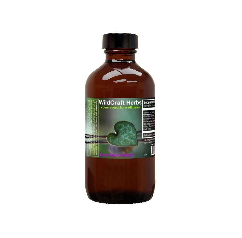 Wildcraft Herbs – Borr Neuro Blend herb tincture- 8 oz and 16 oz – FREE SHIP US
