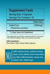 Amla Capsules | 1500mg | 600 Count | By Sunlight
