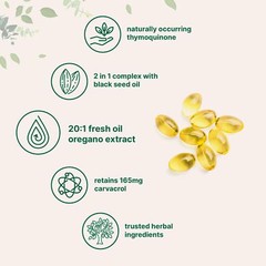 Micro Ingredients Oil of Oregano Softgels 6000mg Per Serving 300 Count