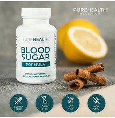 Pure Health Blood Sugar Formula 60 Capsules Pack of 1 FREE SHIPPING
