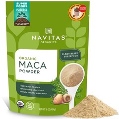 100% Gelatinized Maca Powder Peruvian for Smoothies Lattes Baking 16oz Bag