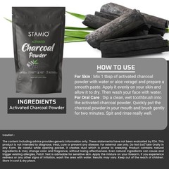 Stamio Activated Charcoal Powder 250gm