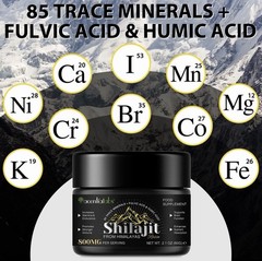3Pack 100% Himalayan Shilajit, Soft Resin,Organic,Extremely Potent,Fulvic Acid