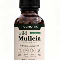 Pulmoria Wild Mullein For Drops 60ml Organic Herbal Extract Cleanse Lung Cleanse