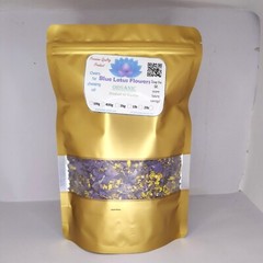 Dried Blue Lotus Cut Flower| Nymphaea Caerulea Organic Egyptian Natural Tea 100g