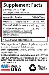 natural antioxidant – CONCENTRATED CRANBERRY 50:1 – detoxifying properties 1B