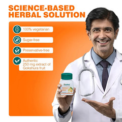 GOKSHURA Himalaya Ayurvedic For Men Health 60 Tablets Each – Pack of 3