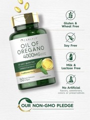 Powerful Oregano Oil Antibiotic Supplement for H Pylori Stomach Discomfort