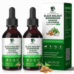 2xCleanse Parasite Detox Tincture Wormwood, Soursop Black Walnut Hull,Clove 60ml