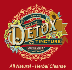 Detox Cleanse Tincture – Natural Plant Extracts – Easy Liquid Drops Drink Tea