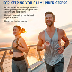 MENXI Black Maca Gummies – Stress Resilience & Sexual Function Enhancer 60PCS