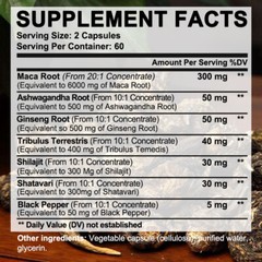 Maca Capsules Are Made From 7 Natural Ingredients To Support Sexual Health