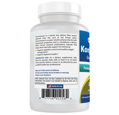 2 Pack – Best Naturals Konjac Glucomannan 2000mg 180 Caps Each EXP 11/28