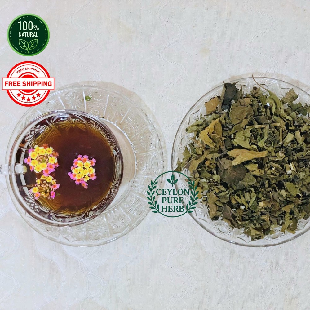 Dried Shrub Verbena Herb Lantana Camara Tea 100% Organic Ceylon Rare Medicinal