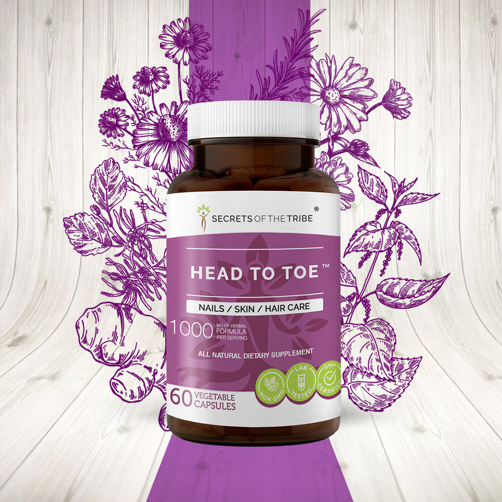 Secrets Of The Tribe Head to Toe Capsules, 500 mg