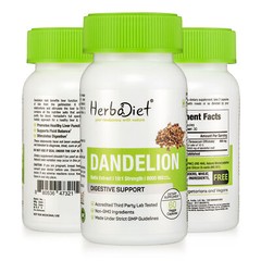 Dandelion Root Extract 10:1 500mg Veg Capsules Liver Kidney Gallbladder Support