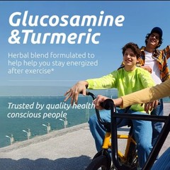 Glucosamine Turmeric 180 Caps forJoint Health for Seniors 2 Month Supply2 Pack