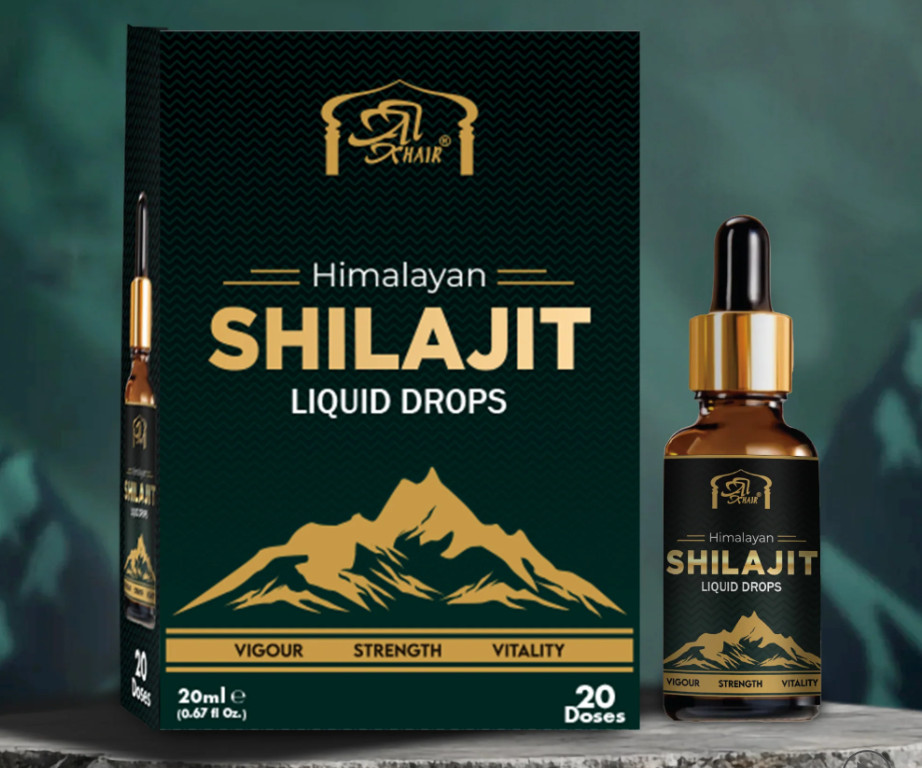 Pure Himalayan Shilajit 20 Drops Supports Vitality Max Strength By Al-Khair