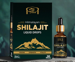 Pure Himalayan Shilajit 20 Drops Supports Vitality Max Strength By Al-Khair