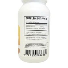 Reishi Red Mushroom Capsules (Ganoderma Lucidum) Free Shipping