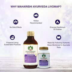 Maharishi Ayurveda Livomap Tablets for Liver Health and Support {120tab}