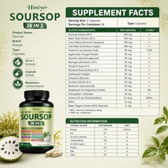 SOURSOP Capsule – Digestion & Immune Support, Antioxidant Support