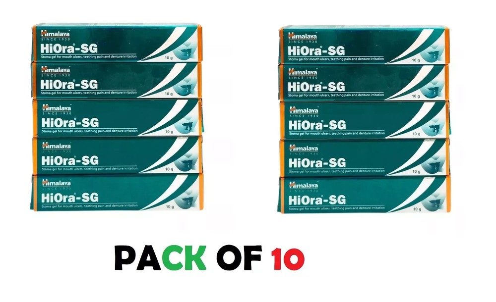 🌿 Hiora-SG Set (10 x 10g) – Himalaya | Natural Oral Care | Expiry: 02/2027 |