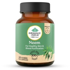 Organic India Neem Blood Purifier 60 Veg Caps(Pack of 2) Natural Blood Purifier