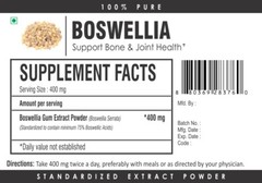 Boswellia Serrata Extract Powder 75% POTENT Joint Support Pain Relief – 100 gram