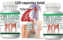 LEG VEIN Strong Veins Varicose Vericose Spider Vein support 120 Capsules