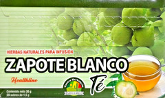 Te Zapote Blanco 20 Tea bags White Zapote Support Blood Pressure Reducer Support