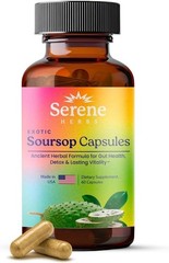 Serene Herbs Exotic Soursop Capsules 60 Capsules – FREE SHIPPING