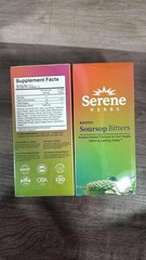2X Serene Herb Exotic Soursop Bitters Liquid Gut Health Detox Lasting Vitality