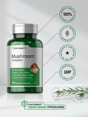 Mushroom Complex Supplement | 150 Capsules | 8 Mushroom Blend | by Carlyle