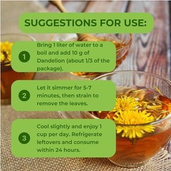 Diente de Leon 30g Dandelion 1.3oz Loose Herbal Tea from Peru