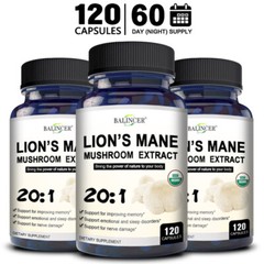 LION’S natural MANE MUSHROOM EXTRACT – BRAIN AND MOOD SUPPORT