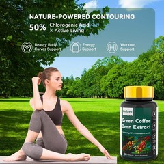 Green Coffee Bean Extract Support Weight Loss Fat Burner Energy Boost 800mg 30ct