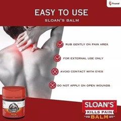 2 x Sloan’s Balm (20gm) Power of Ayurveda with 5 Herbal Natural Oils for Pain