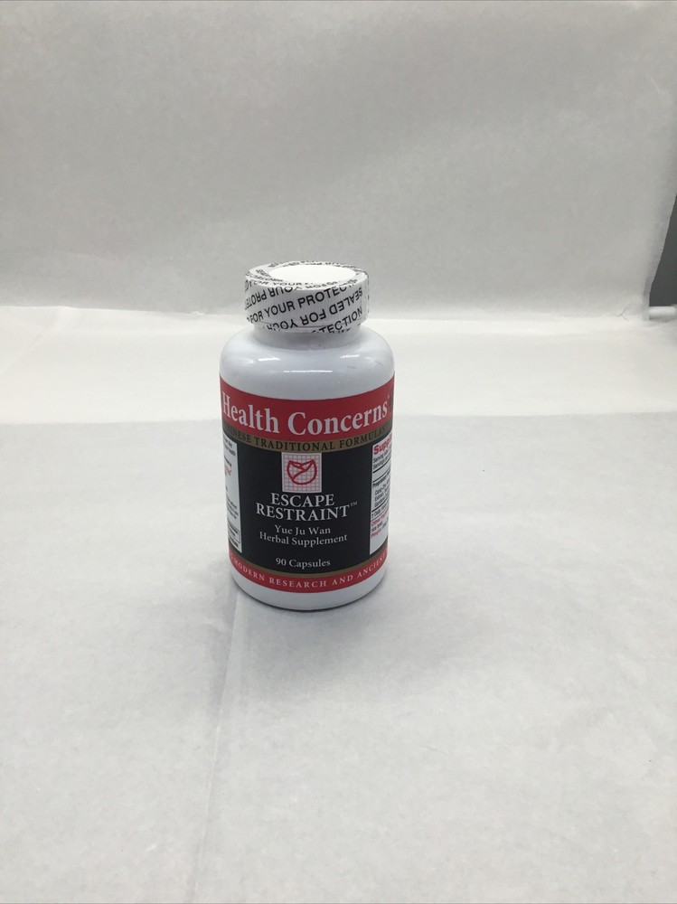 Health Concerns Escape Restraint 90 Capsules Exp. 02/2027 Sealed & NEW