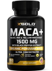 Organic Maca Root 1500mg Capsules – Energy, Libido & Hormone Balance, Vegan, 150