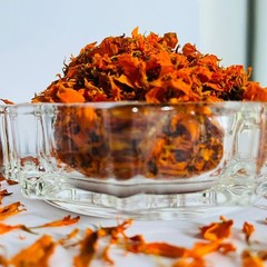 Ceylon 100% Organic Dried Marigold Flowers Petals|Calendula Flower |Herba Teal