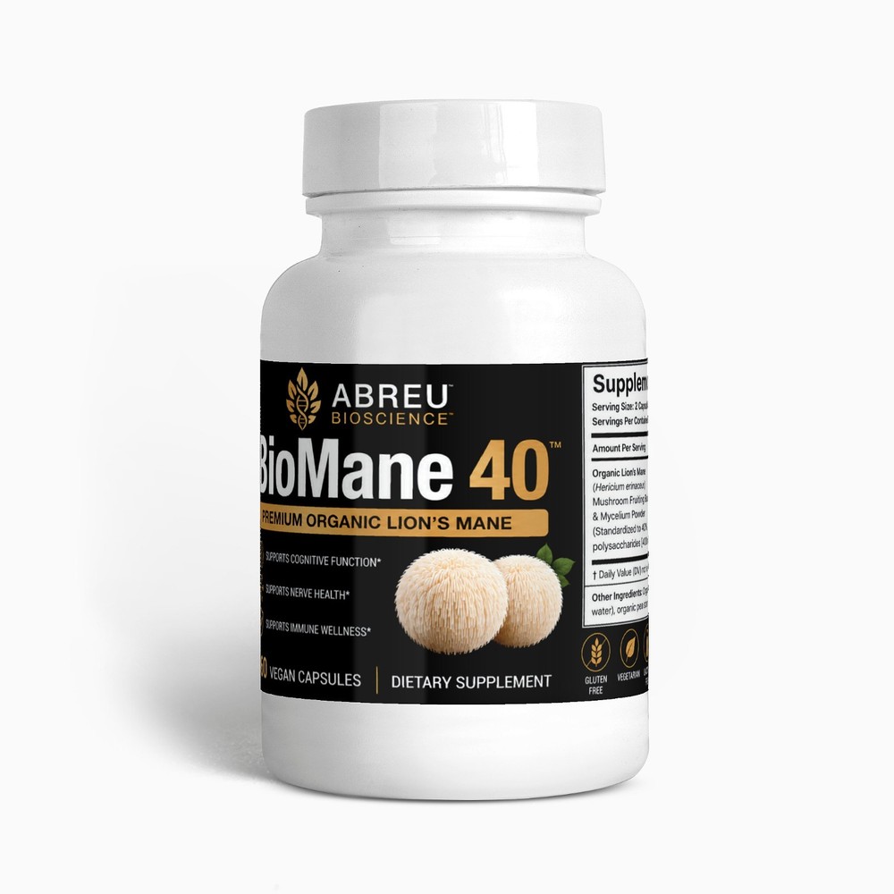 Abreu BioScience Lion’s Mane Mushroom