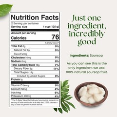 Fresh Soursop Fruit (Graviola-Guanabana) – 100% Natural, No Sugar, No Preservati