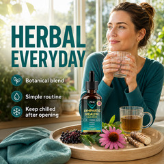 LYM-SYSTEM HEALTH DROPS, Cleavers, Red Clover, Prickly Ash, Stillingia Root